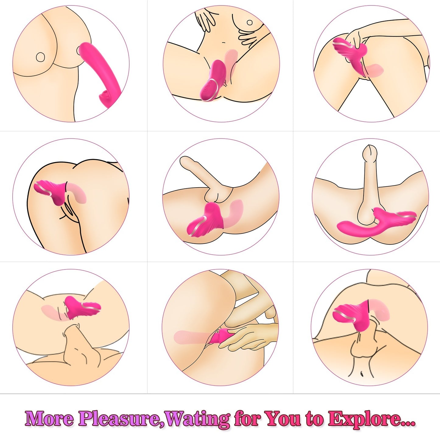 Sucking Vibrator with G-spot Stimulator