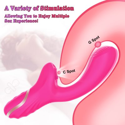 Sucking Vibrator with G-spot Stimulator