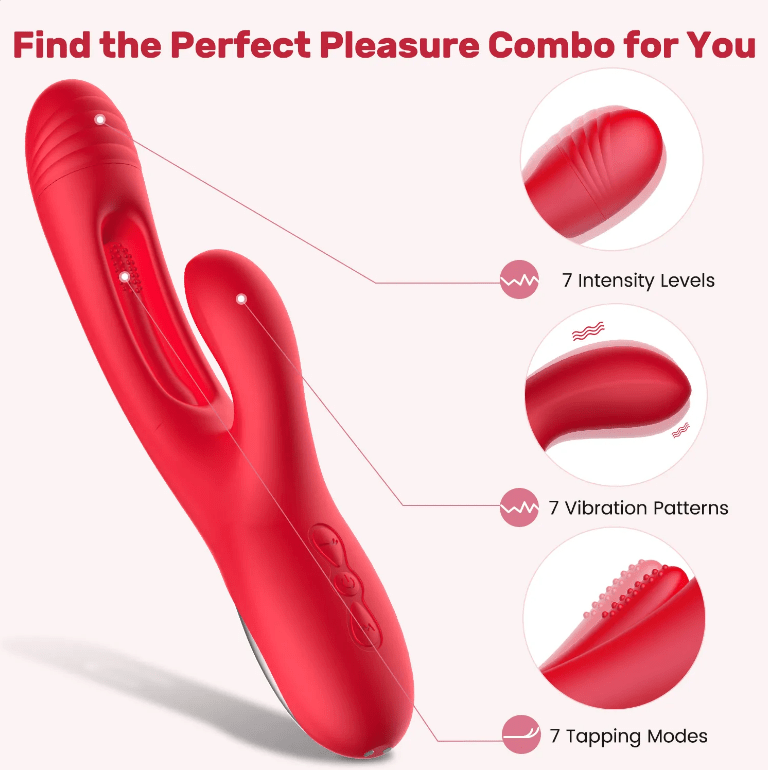 G-spot Tapping Rabbit Vibrator image 2