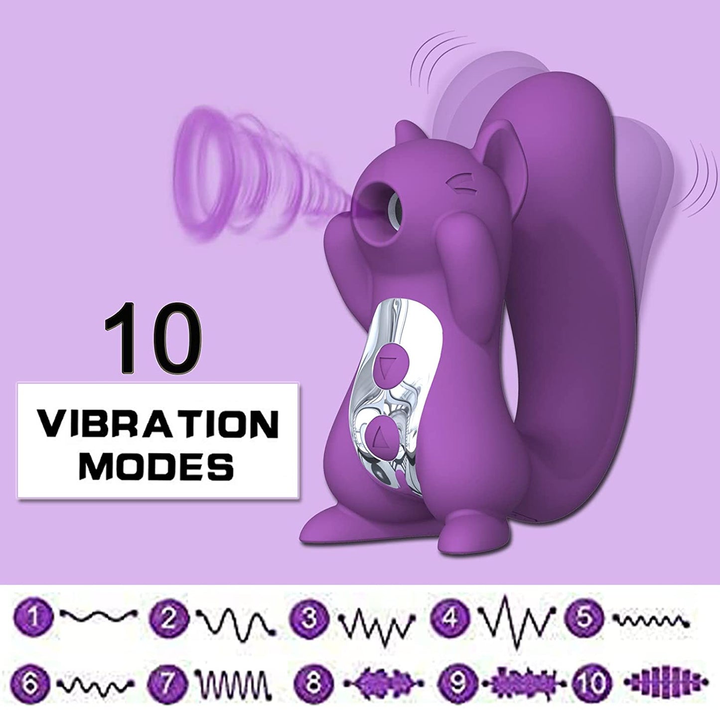 Squirrel Vibrator - Sucking & Vibrating Adult Toy image 3
