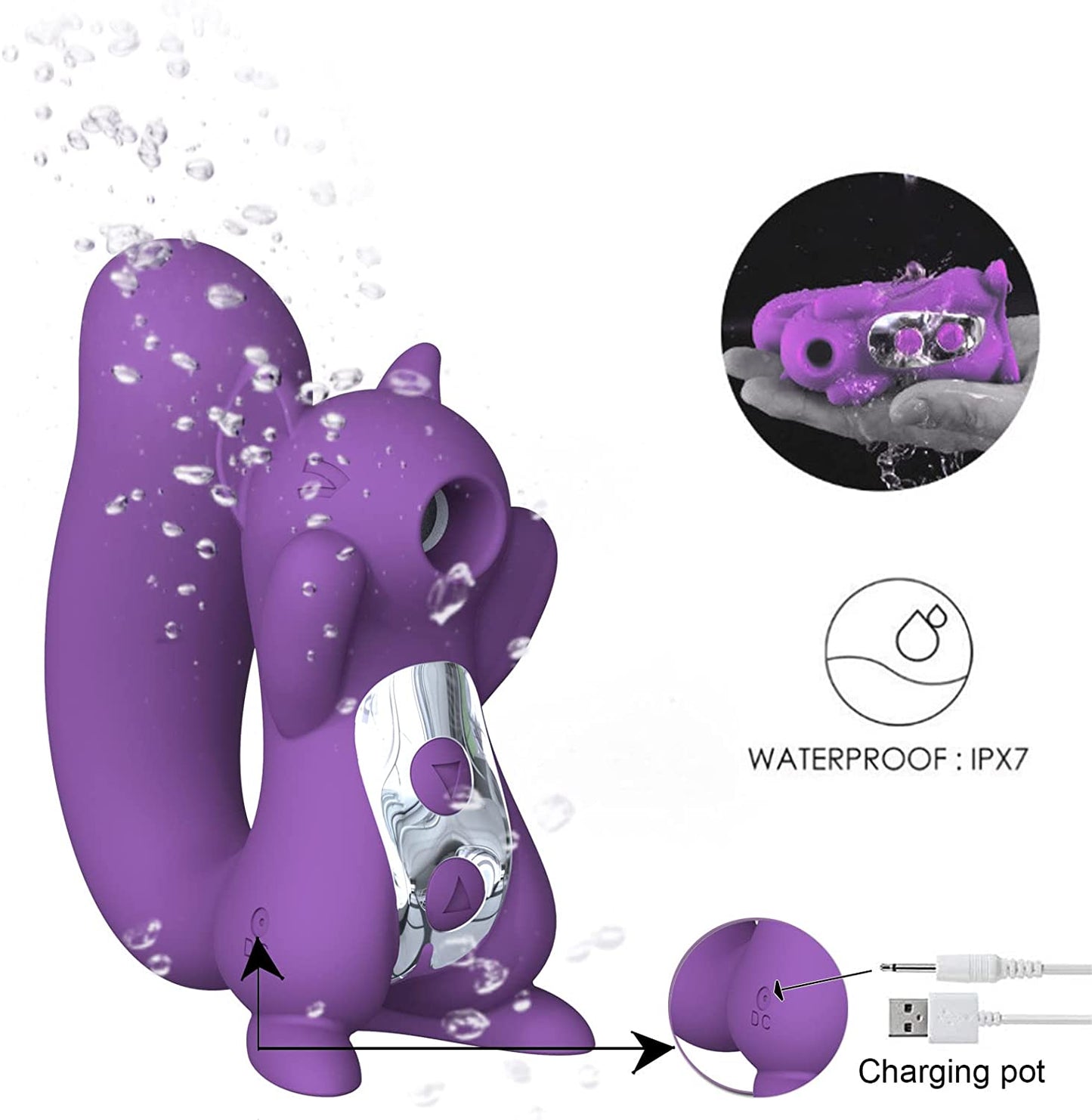 Squirrel Vibrator - Sucking & Vibrating Adult Toy image 2