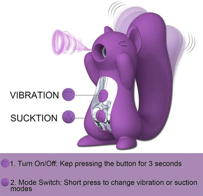 Squirrel Vibrator - Sucking & Vibrating Adult Toy image 1